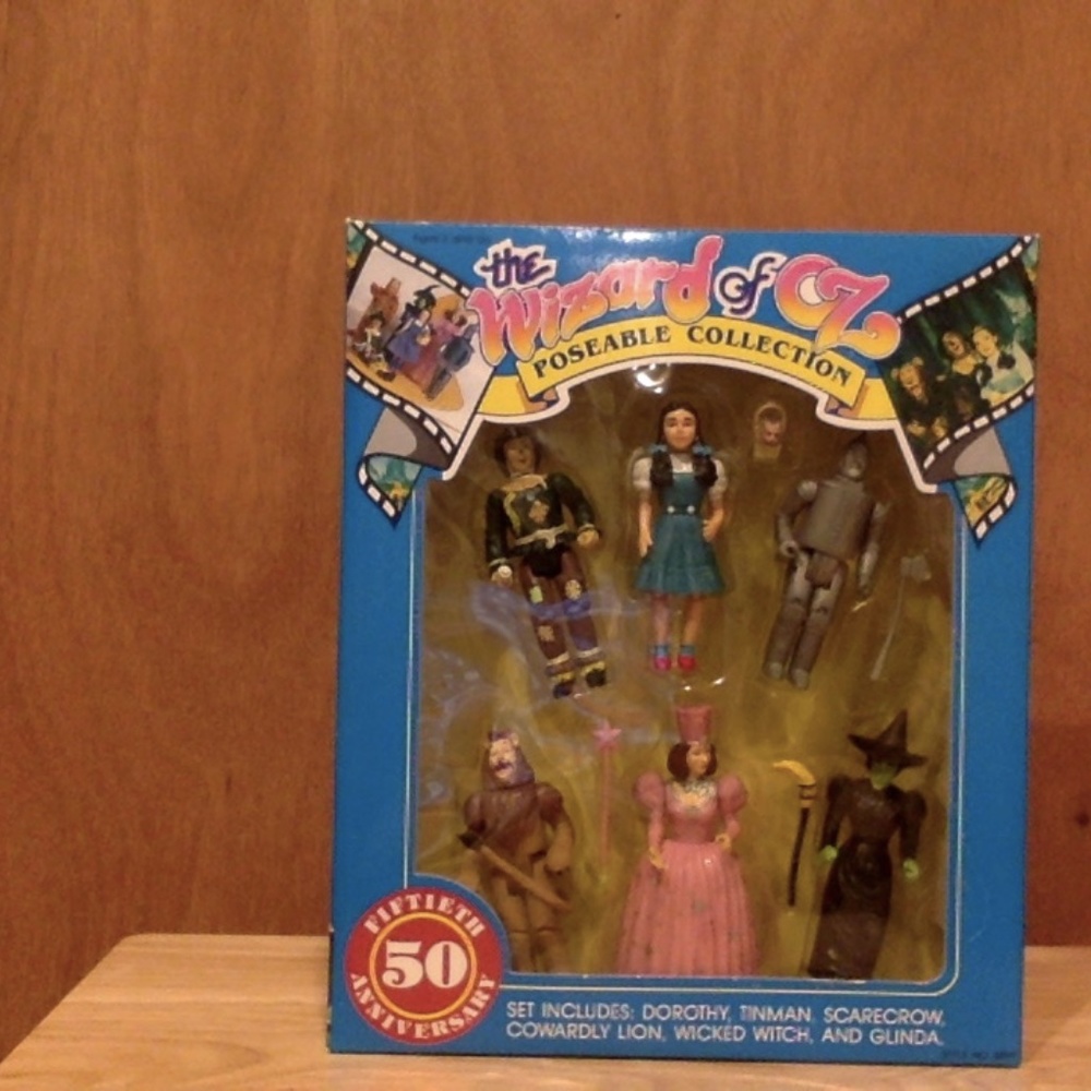 Vintage Wizard of Oz Poseable Collection 50th Anniversary #8899 made 1989